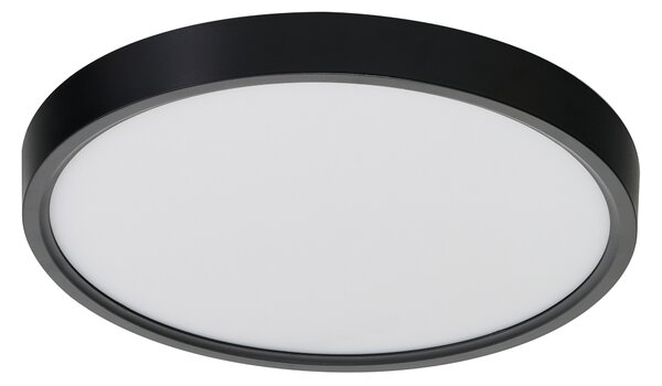 Stropní/nástěnné svítidlo Arnor Round (18w+15w) černé 18 W + 6 W