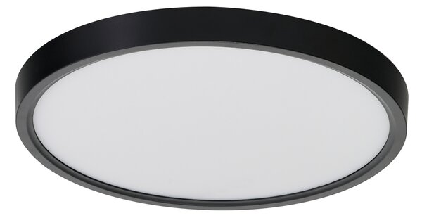 Stropní/nástěnné svítidlo Arnor Round (24w+17w) černé 24 W + 9 W
