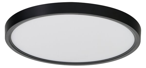 Stropní/nástěnné svítidlo Arnor Round (30w+20w) černé 30 W + 12 W