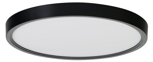 Stropní/nástěnné svítidlo Arnor Round (24w+17w) černé 24 W + 9 W