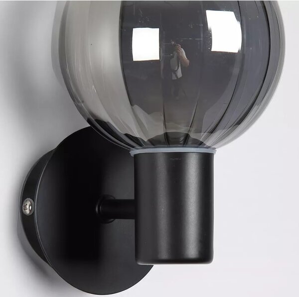Searchlight 30506BK Nástěnné svítidlo LUMINSPHERE černé IP44
