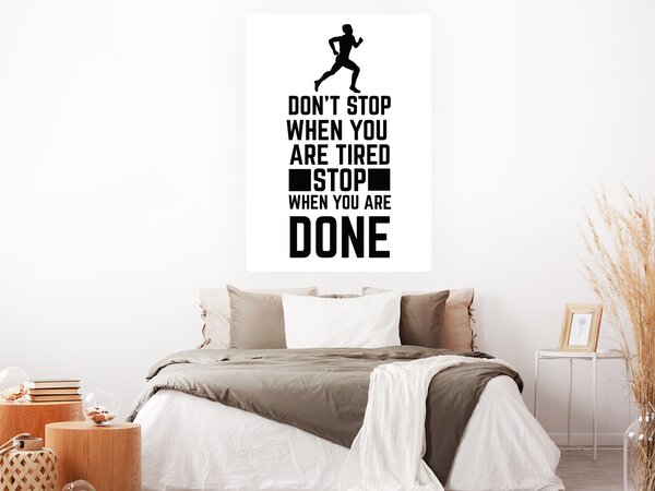 Dont stop samolepka na zeď výška 45 cm