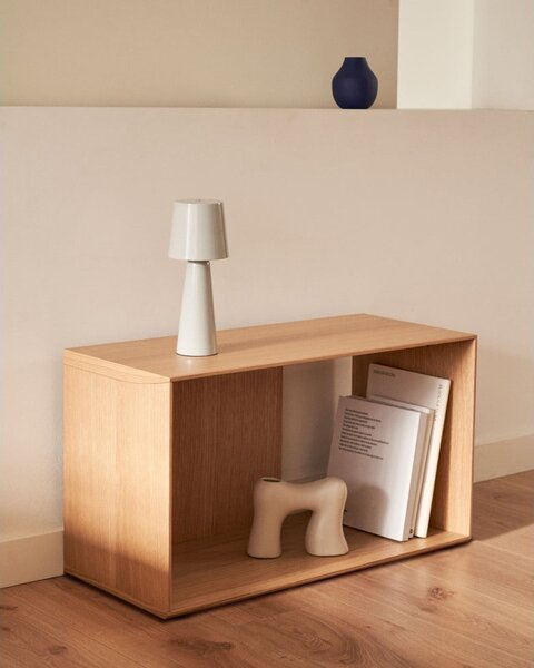 Modulární policový systém v dekoru dubu v přírodní barvě 67x38 cm Litto – Kave Home