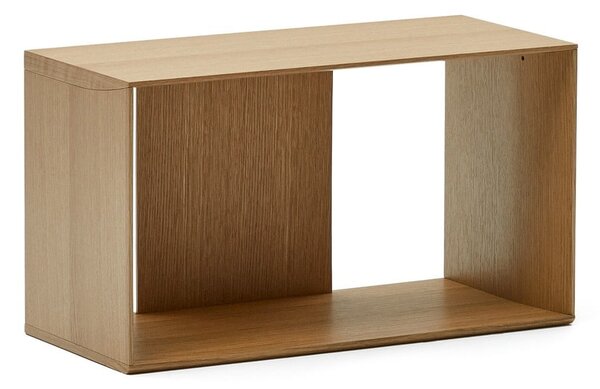 Modulární policový systém v dekoru dubu v přírodní barvě 67x38 cm Litto – Kave Home