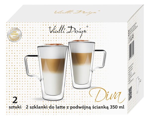 Hrnky v sadě 2 ks 350 ml Diva – Vialli Design