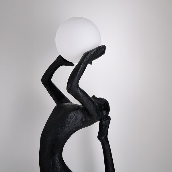 Stojací lampa Artemis černá