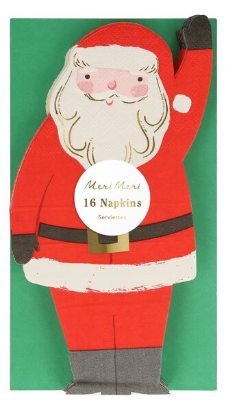 Papírové ubrousky v sadě 16 ks Jolly Christmas – Meri Meri