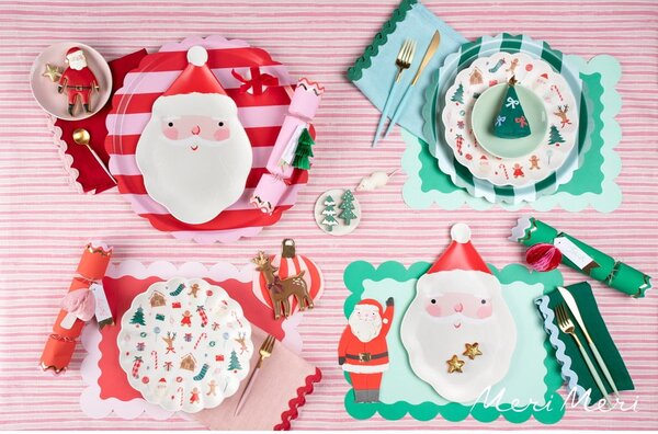 Papírové ubrousky v sadě 16 ks Jolly Christmas – Meri Meri
