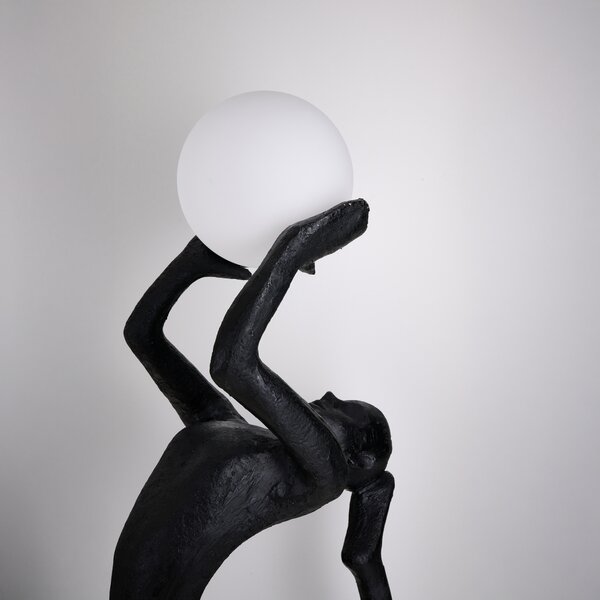 Stojací lampa Artemis černá