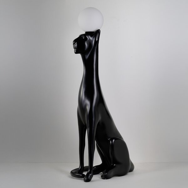 Stojací lampa Puma černá