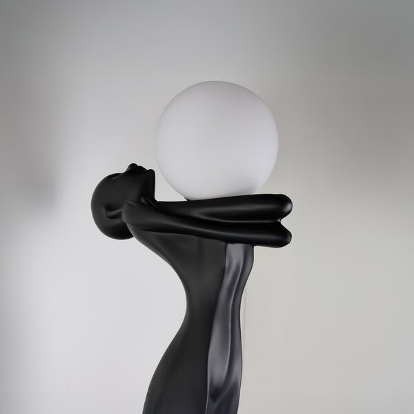 Stojací lampa Hestia černá