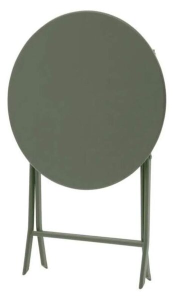 Hesperide skládací kulatý kovový zahradní stůl Greensboro 60x71cm vavřínovozelený