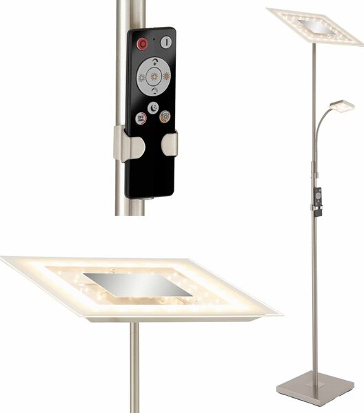 BRILONER LED nepřímé osvětlení se čtecí lampou, noční světlo, časovač, vypínač, stmívatelné BRILO 1341-022