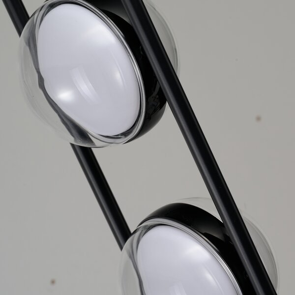 Stojací lampa Astrid černá 24 W