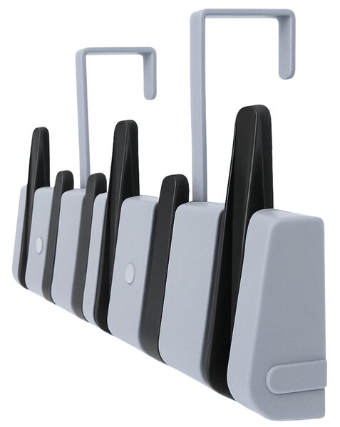 Nástěnný věšák PIANO HANGER 45,5x11 cm, šedo-černý