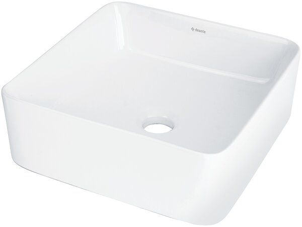 Deante Umyvadlo na desku Jasmin 34,5x34,5 cm - CDJ 6U3S, keramika