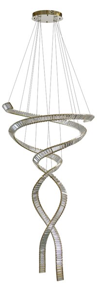 Závěsné svítidlo Spark Spiral Xxl zlaté 280 W