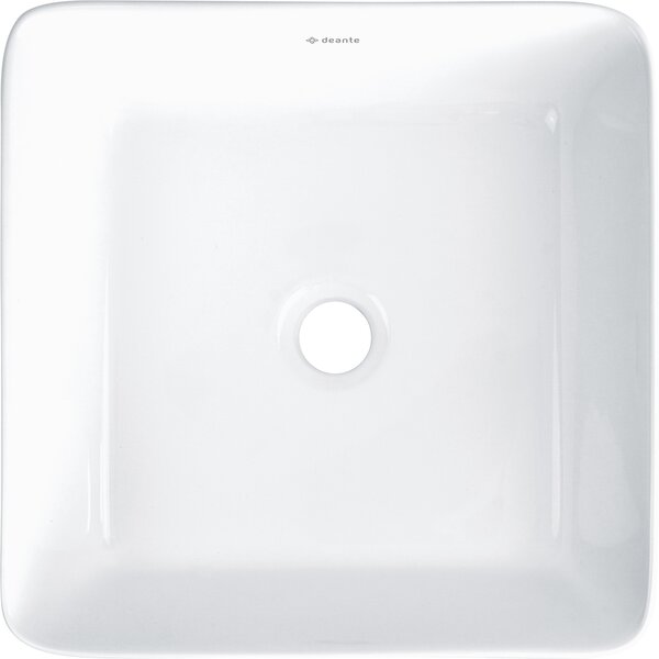 Deante Umyvadlo na desku Jasmin 34,5x34,5 cm - CDJ 6U3S, keramika