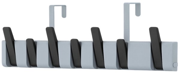 Nástěnný věšák PIANO HANGER 45,5x11 cm, šedo-černý
