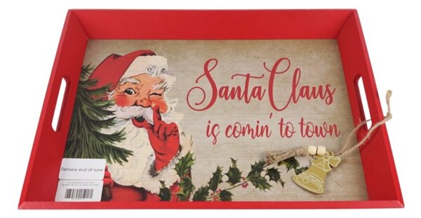 Vánoční dřevěný podnos CHRISTMAS - více variant Varianta: Candy canelane