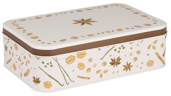Plechová dóza Christmas Spices Flat Square Ib Laursen