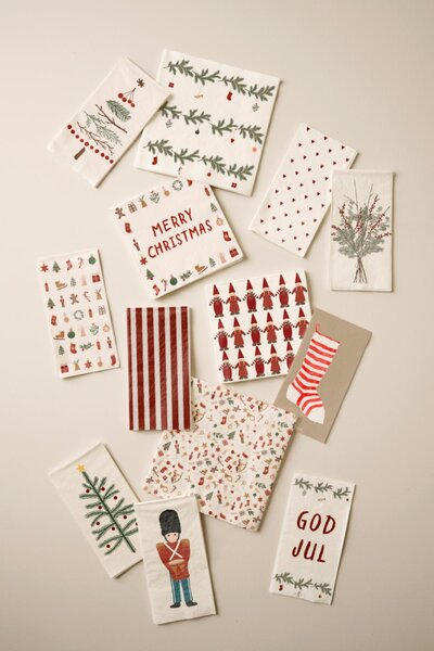 Papírové ubrousky My Nostalgic Christmas - 50 ks Ib Laursen