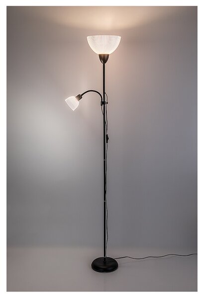 Stojací lampa ACTION PRO černá