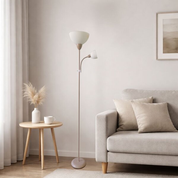 Stojací lampa ACTION PRO písková