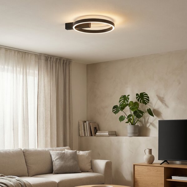 Stropní svítidlo Arte 15w+15w černé 30 W