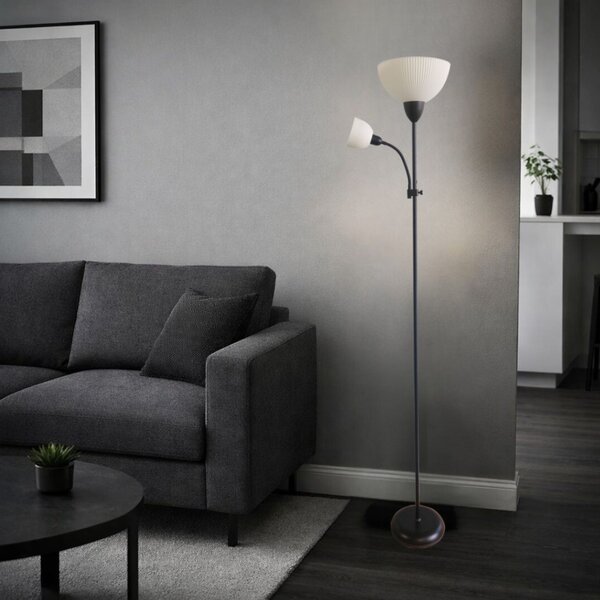 Stojací lampa ACTION PRO černá