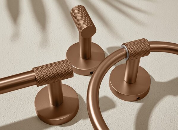 Koupelnový věšák Ring 5710 Galo Brush Copper