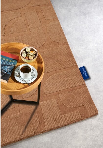 Hnědý ručně tkaný vlněný koberec 160x230 cm Alexis – Villeroy&Boch