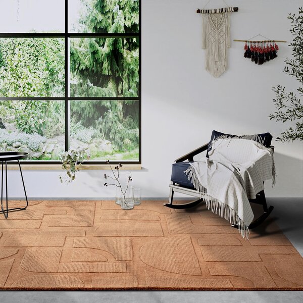 Hnědý ručně tkaný vlněný koberec 160x230 cm Alexis – Villeroy&Boch