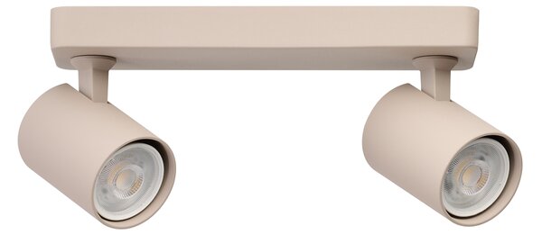 Přisazené bodové svítidlo Exo Beige béžové 2x 50 W