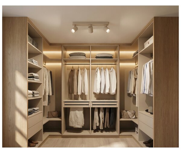 Přisazené bodové svítidlo Exo Beige béžové 3x 50 W