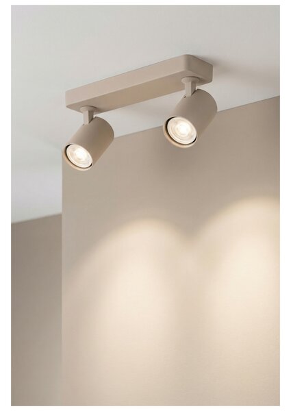 Přisazené bodové svítidlo Exo Beige béžové 2x 50 W