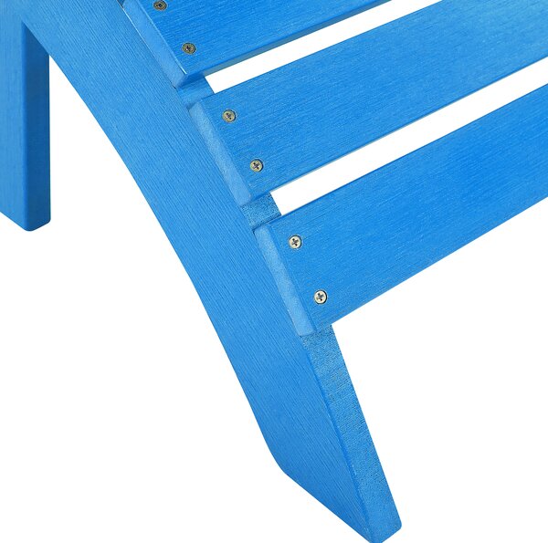 Zahradní podnožka ADIRONDACK Modrá