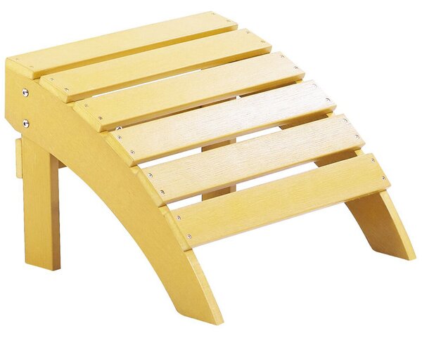 Zahradní podnožka ADIRONDACK Žlutá