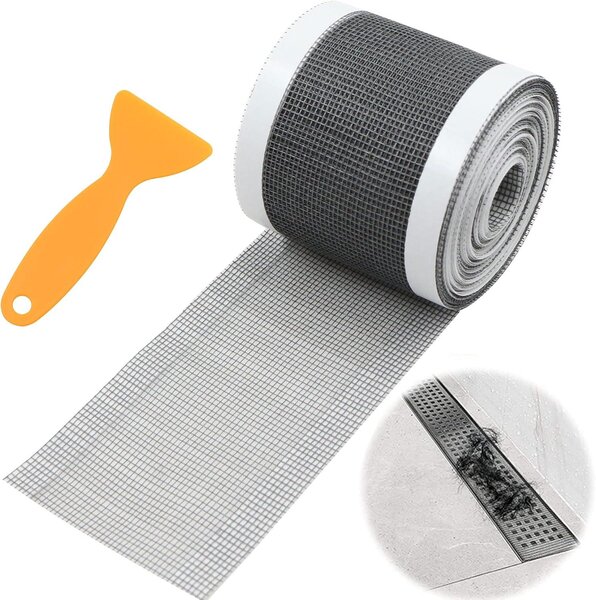 Sítko do odtoku – sítko do sprchové vaničky – síťové filtry – snadné použití – 7-1 cm – obdélníkové filtry – samolepicí sítka – koupelna
