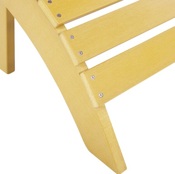 Zahradní podnožka ADIRONDACK Žlutá
