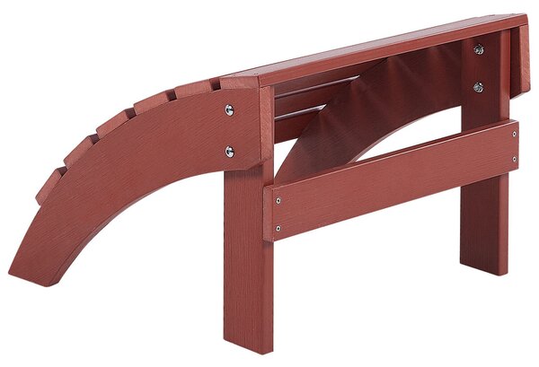 Zahradní podnožka ADIRONDACK Červená
