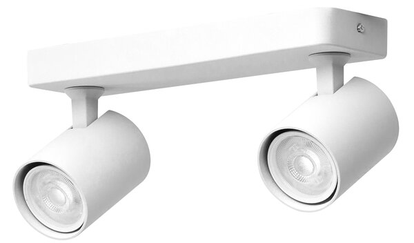 Přisazené bodové svítidlo Exo Line bílé 2x 50 W