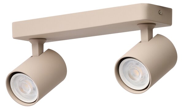 Přisazené bodové svítidlo Exo Line Beige béžové 2x 50 W