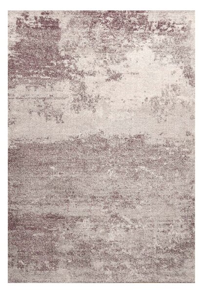 Koberec Softness stříbrný / vínový 200 × 290 cm