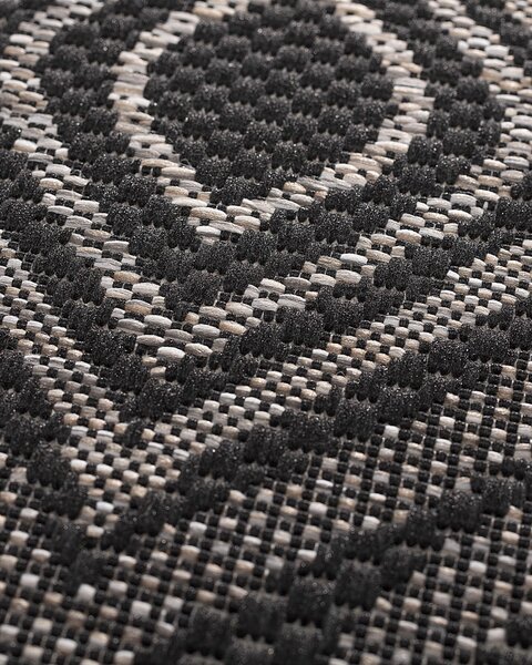 Koberec Breeze black/ clif grey 120 x 170 cm
