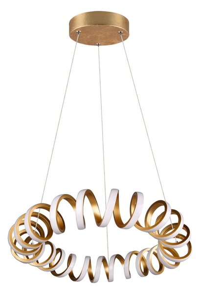 LED závěsné svítidlo ve zlaté barvě ø 55 cm Curl – Trio