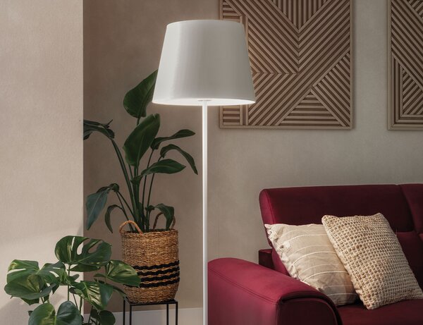 Eltap Stojací lampa Vespillo 1A bílá
