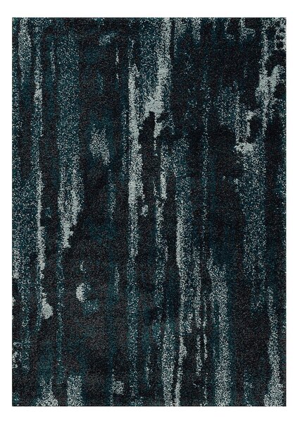 Koberec Softness near black/peacock blue 120x160cm