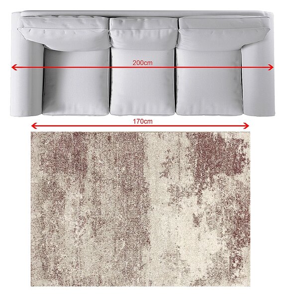 Koberec Softness silver/dusty lavender 120x170cm