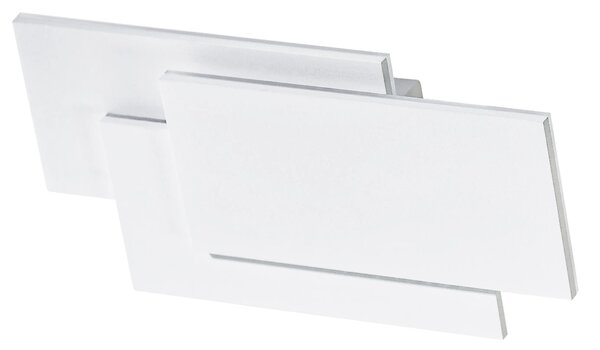 LED nástěnné svítidlo Clover square bílé – Bílá